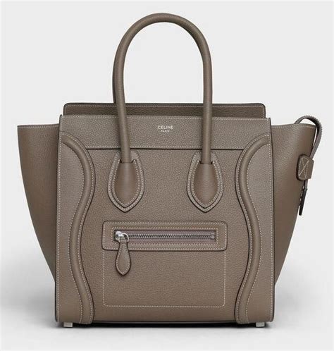 celine micro souris|Micro Luggage handbag in drummed calfskin .